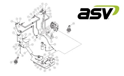 asv skid steer wiring diagram|asv 2500 track truck parts.